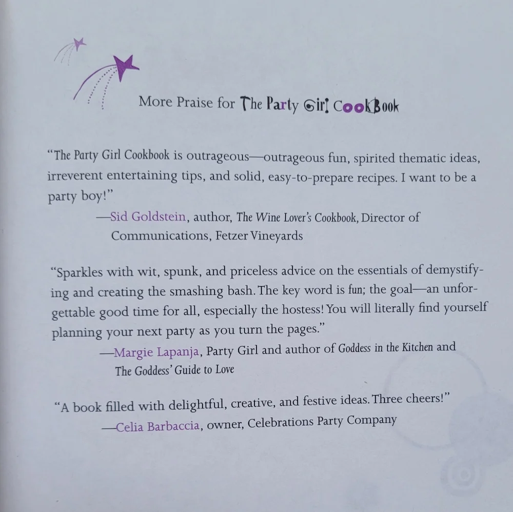 The Party Girl Cookbook
